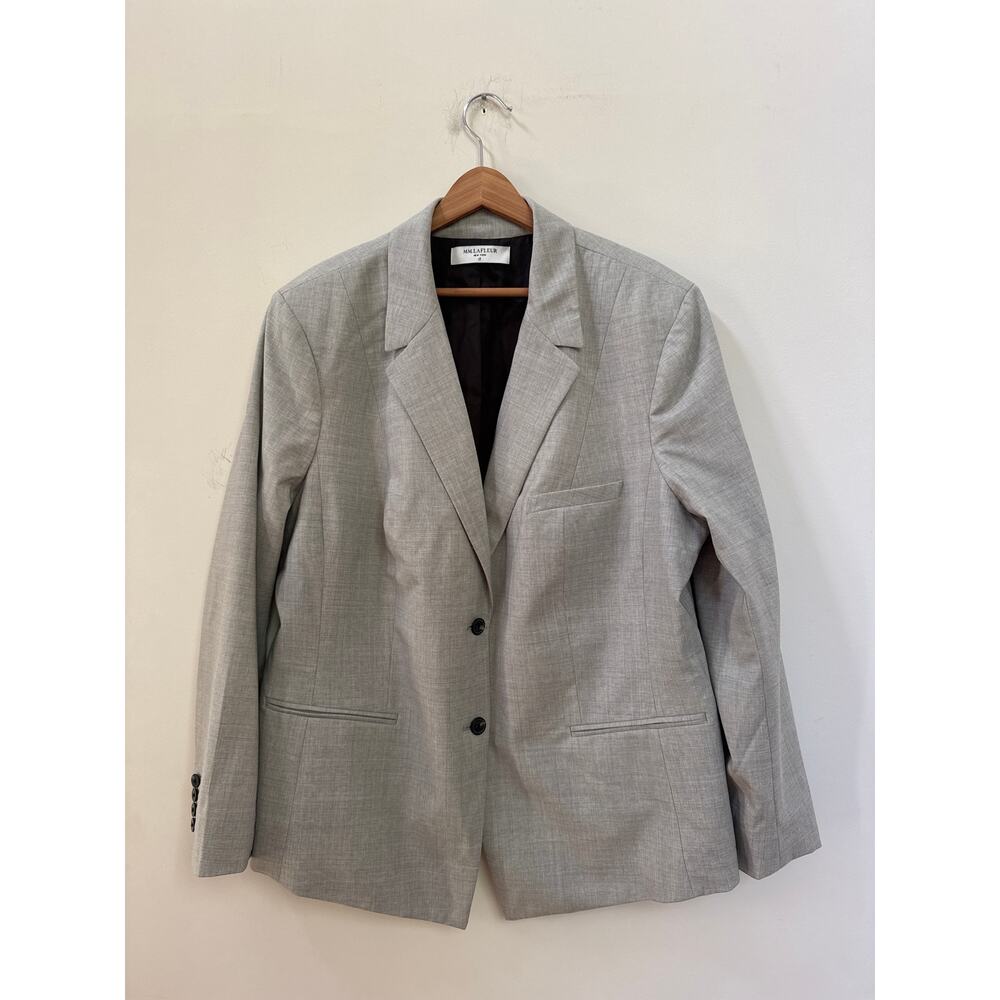 MM Lafleur The Ross Tailored Single Breasted Blazer Business Interview Grey 3X - Picture 2 of 8